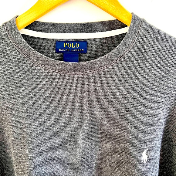 EUC Ralph Lauren crew neck long sleeve top L - Picture 3 of 4
